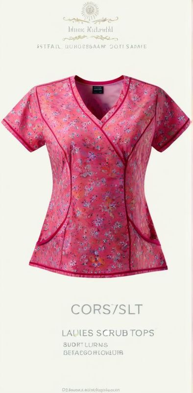 Scrubs v neck and sidepanels