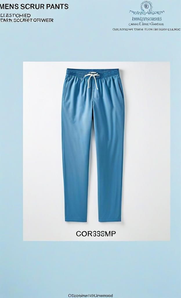 Scrubs mens\unisex elasticated pant