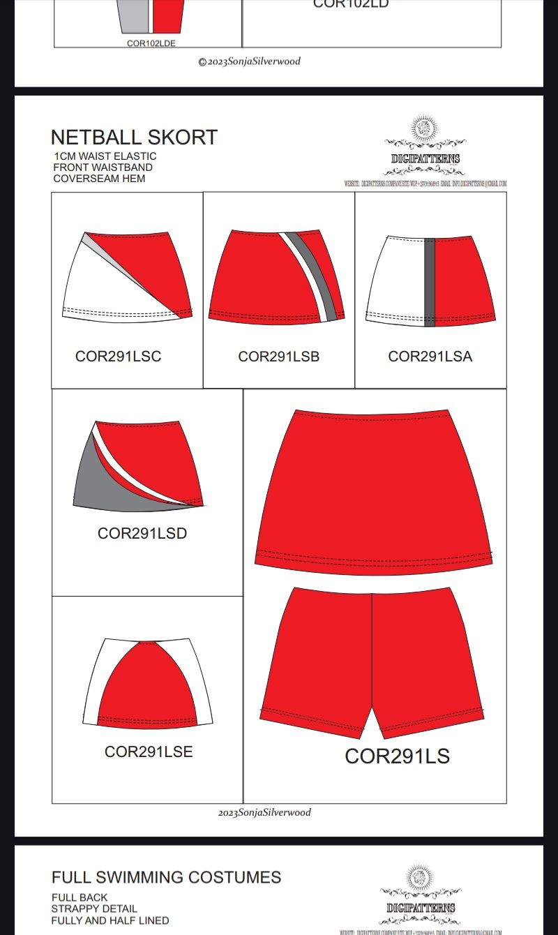 Core ladies skort