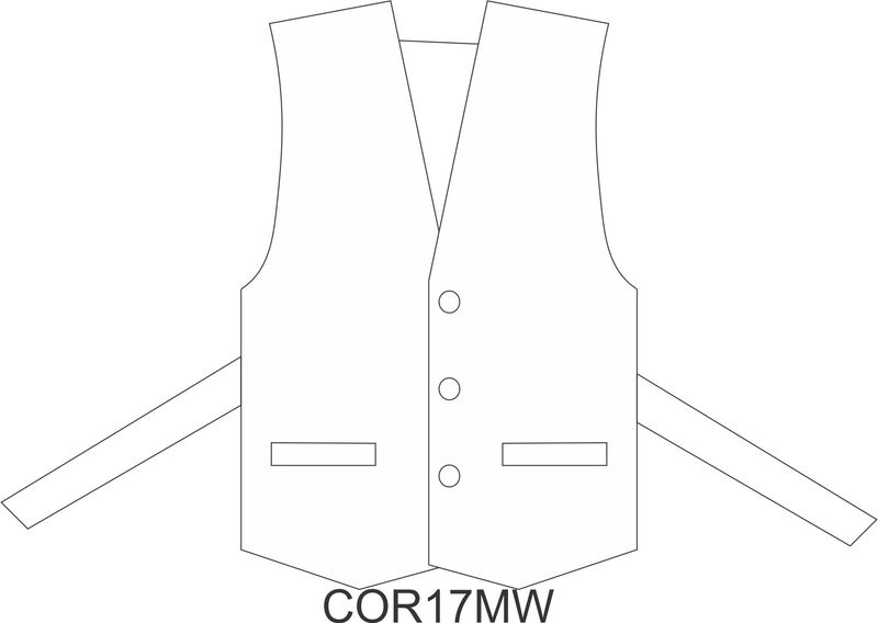 Corporate mens waistcoat