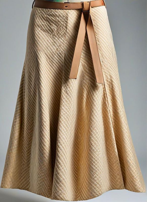Corporate wrap skirt