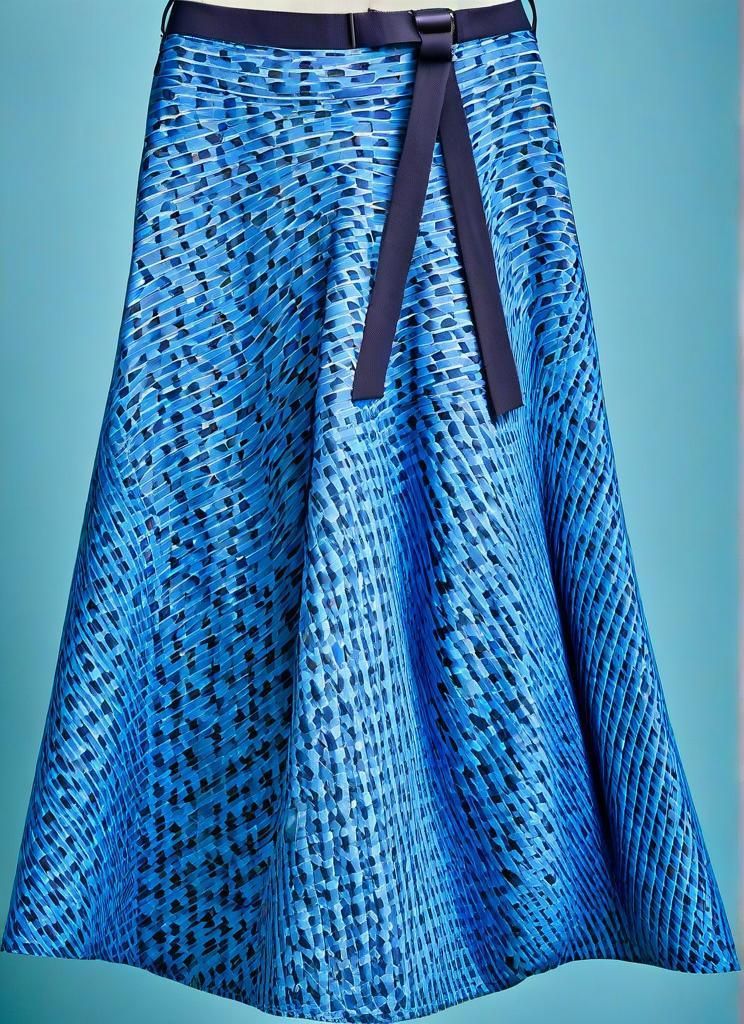Corporate wrap skirt