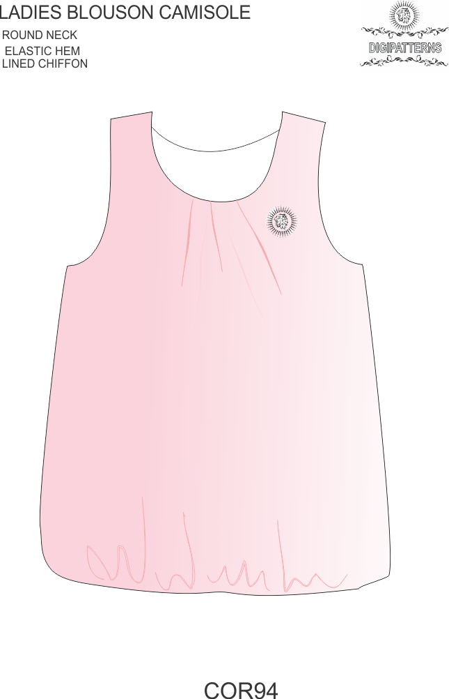 Corporate ladies camisole