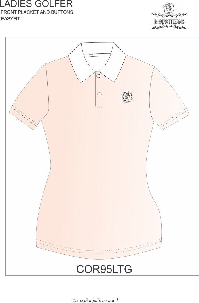 Ladies corporate golfer