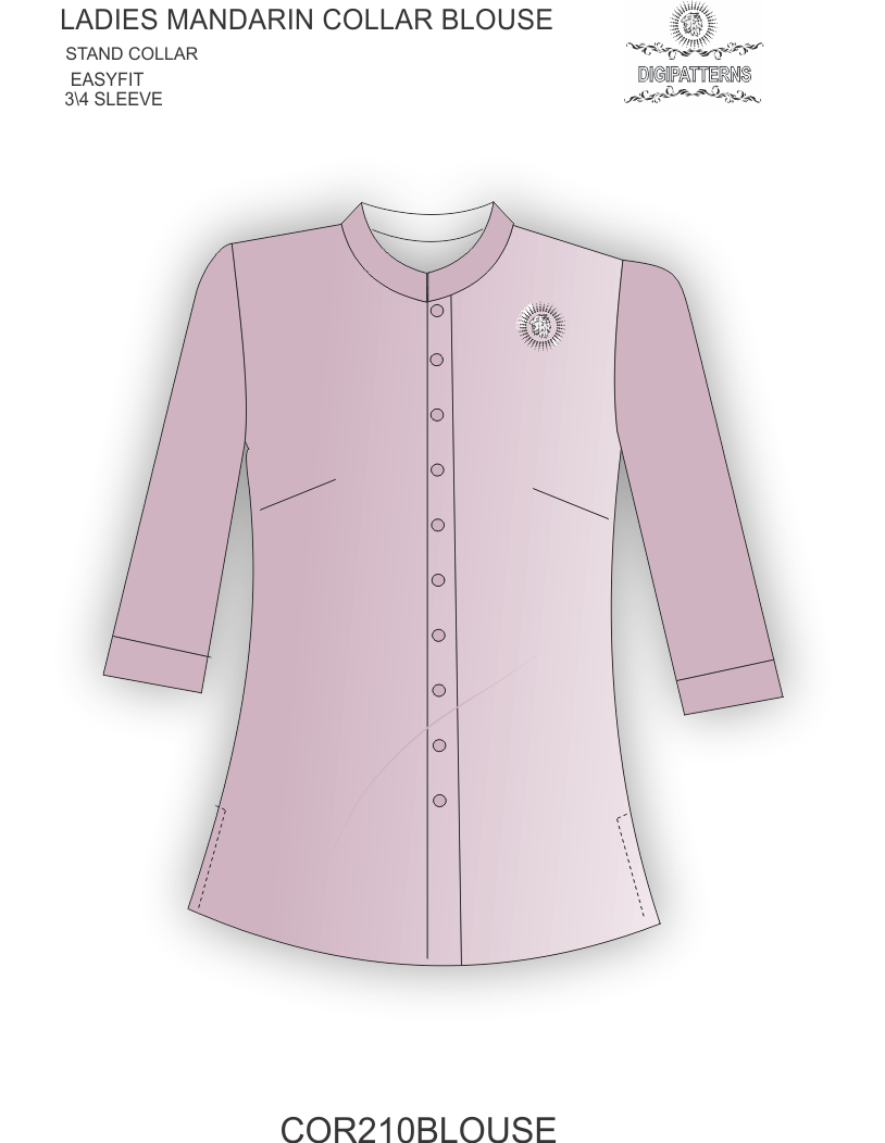 Corporate ladies blouse
