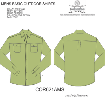 Outdoor mens bush shirt
