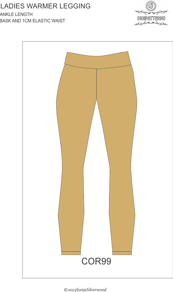 Outdoor ladies plain legging
