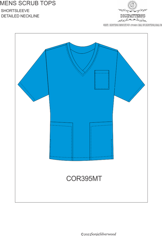 Scrubs basic mens top