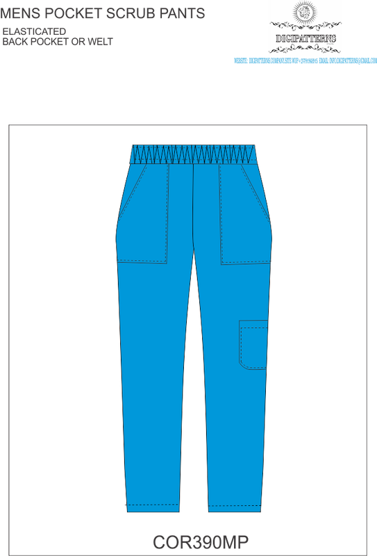Scrubs mens basic pant