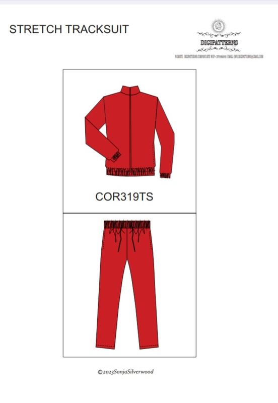 School triacitate tracksuit