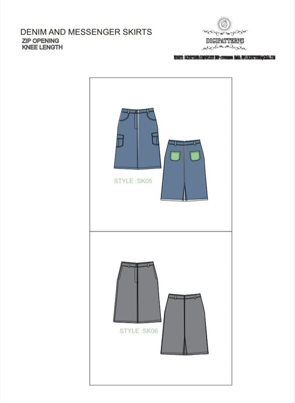 School messenger skirts