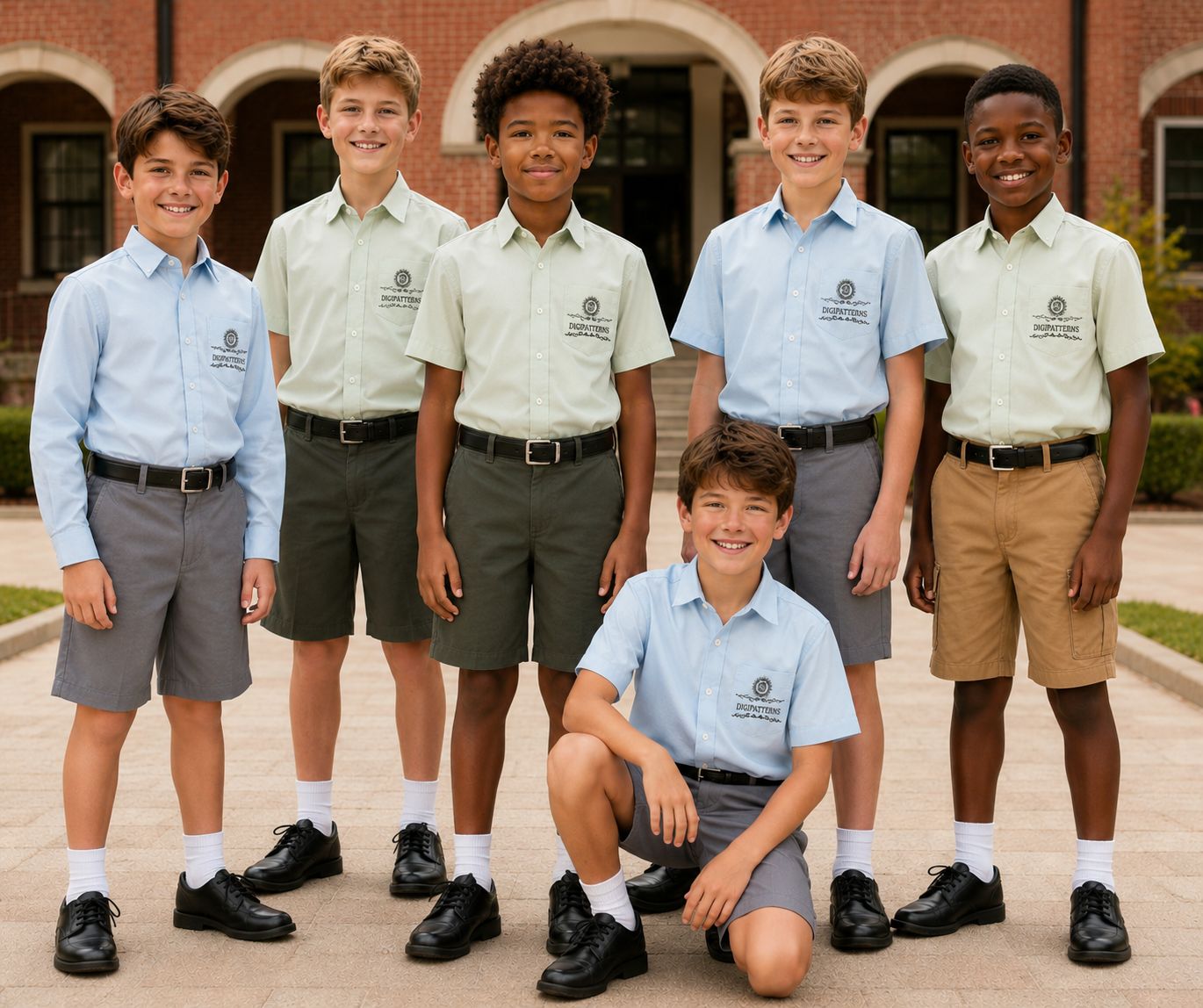 School boys shorts