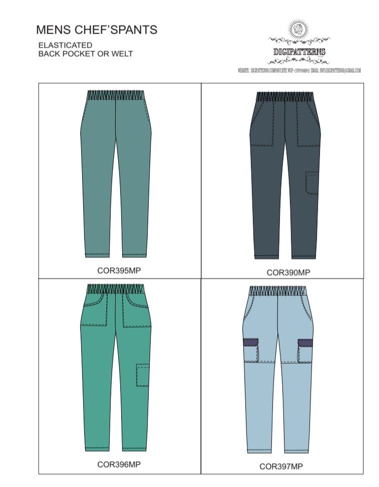 Chef's mens pant