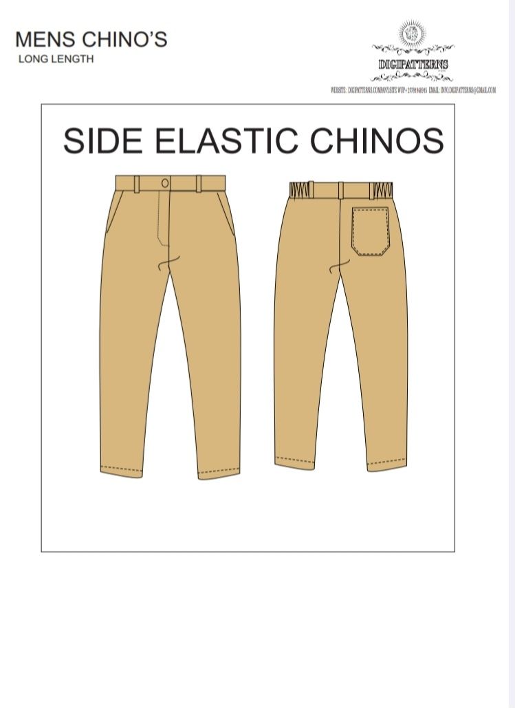 Corporate mens chinos