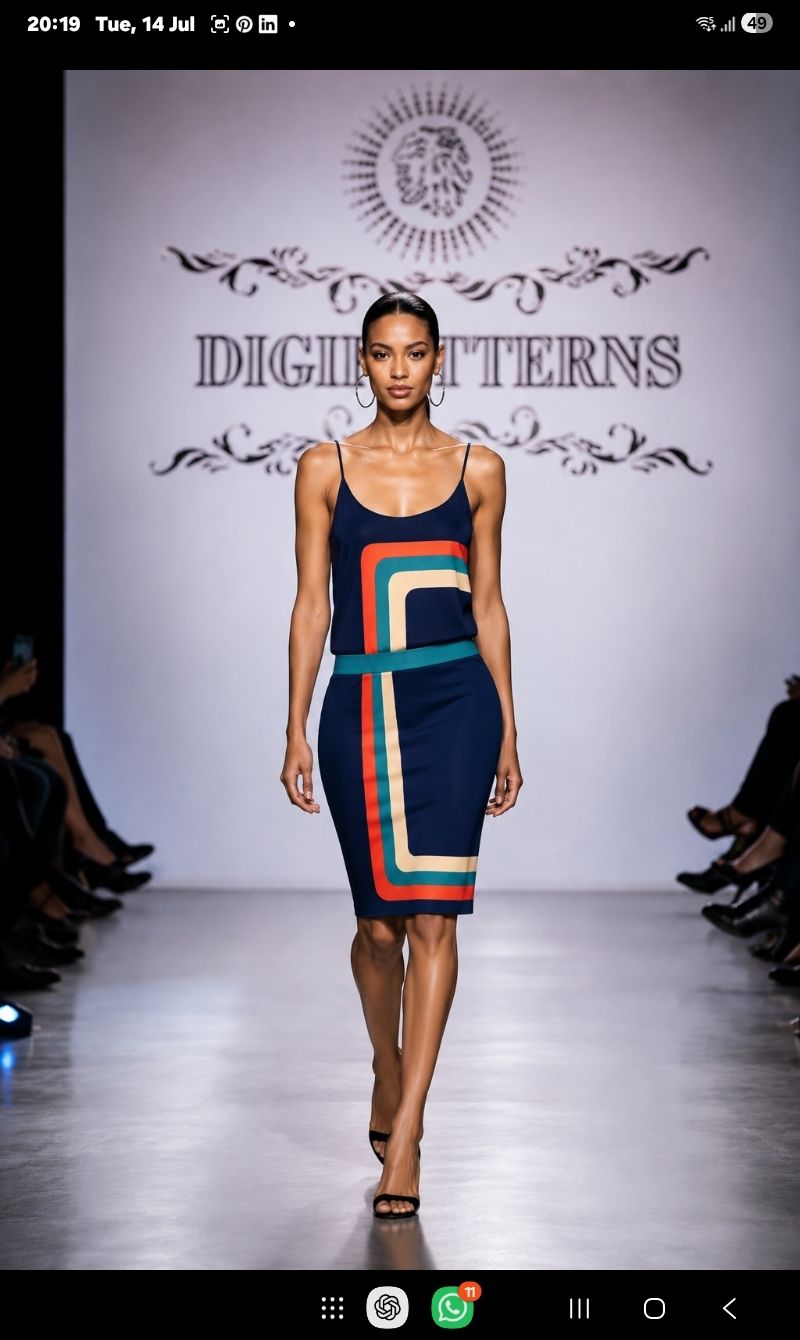 Instant couture cami and pencil skirt