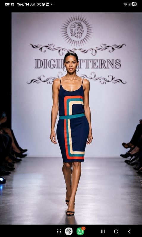 Instant couture cami and pencil skirt