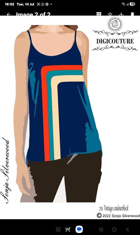 Instant couture cami and pencil skirt
