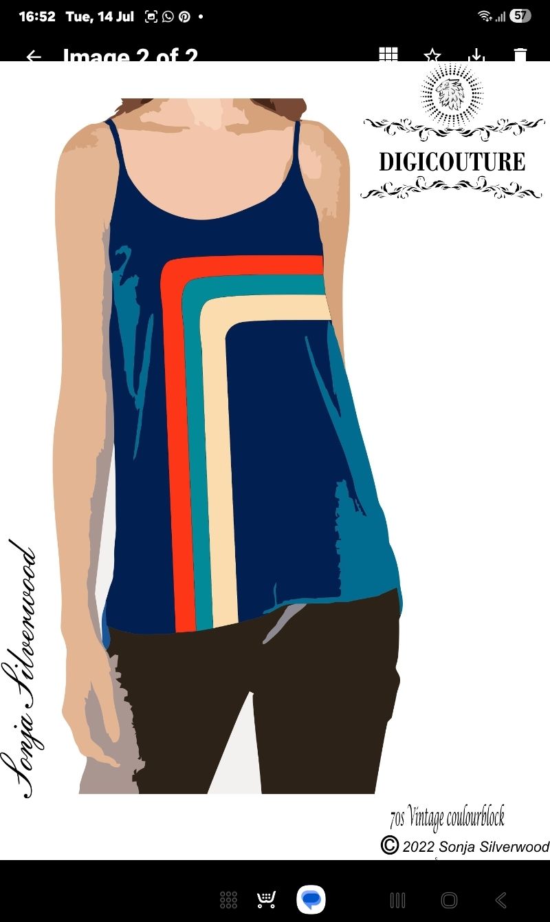 Instant couture cami and pencil skirt