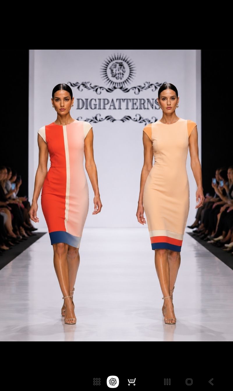 Instant couture  shift dress