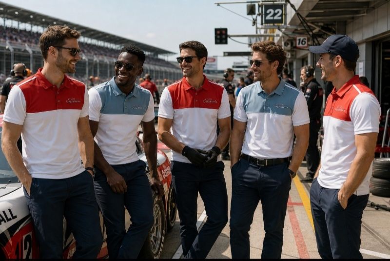 Mens pit lane golfers