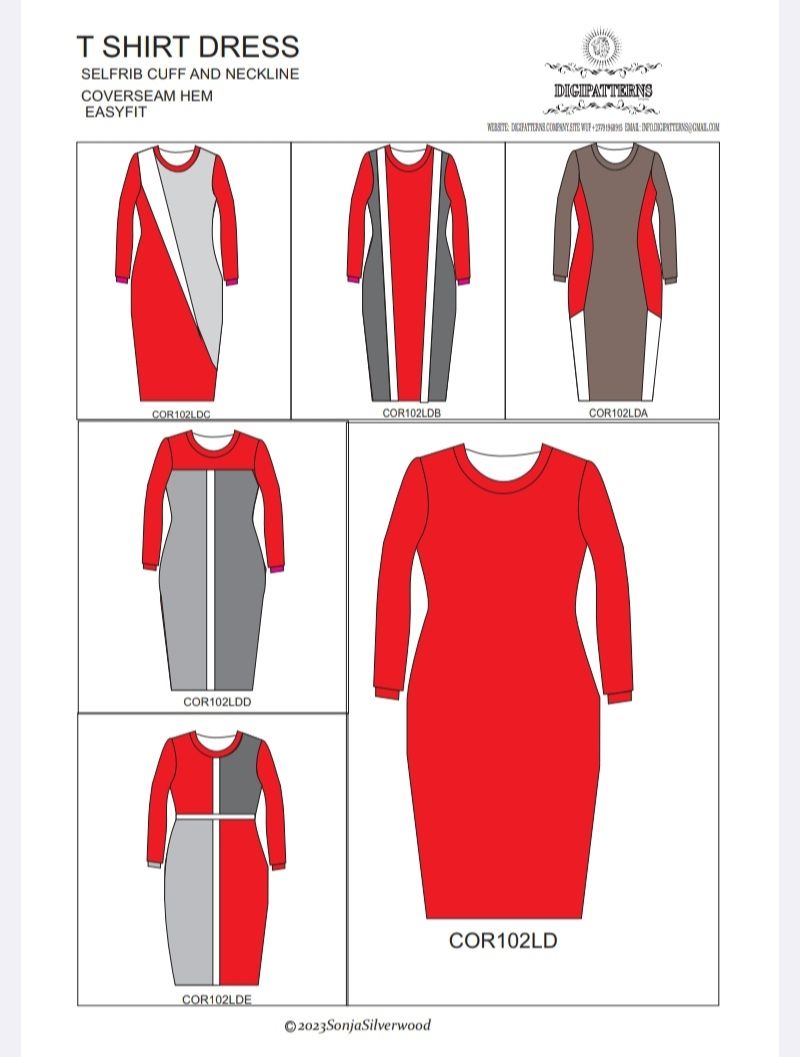 Ladies T shirt dress