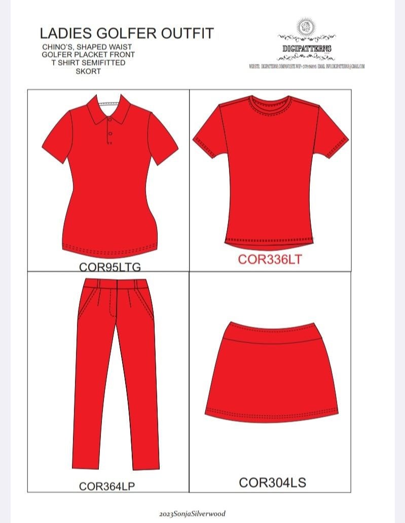 Ladies Golf combo wardrobe