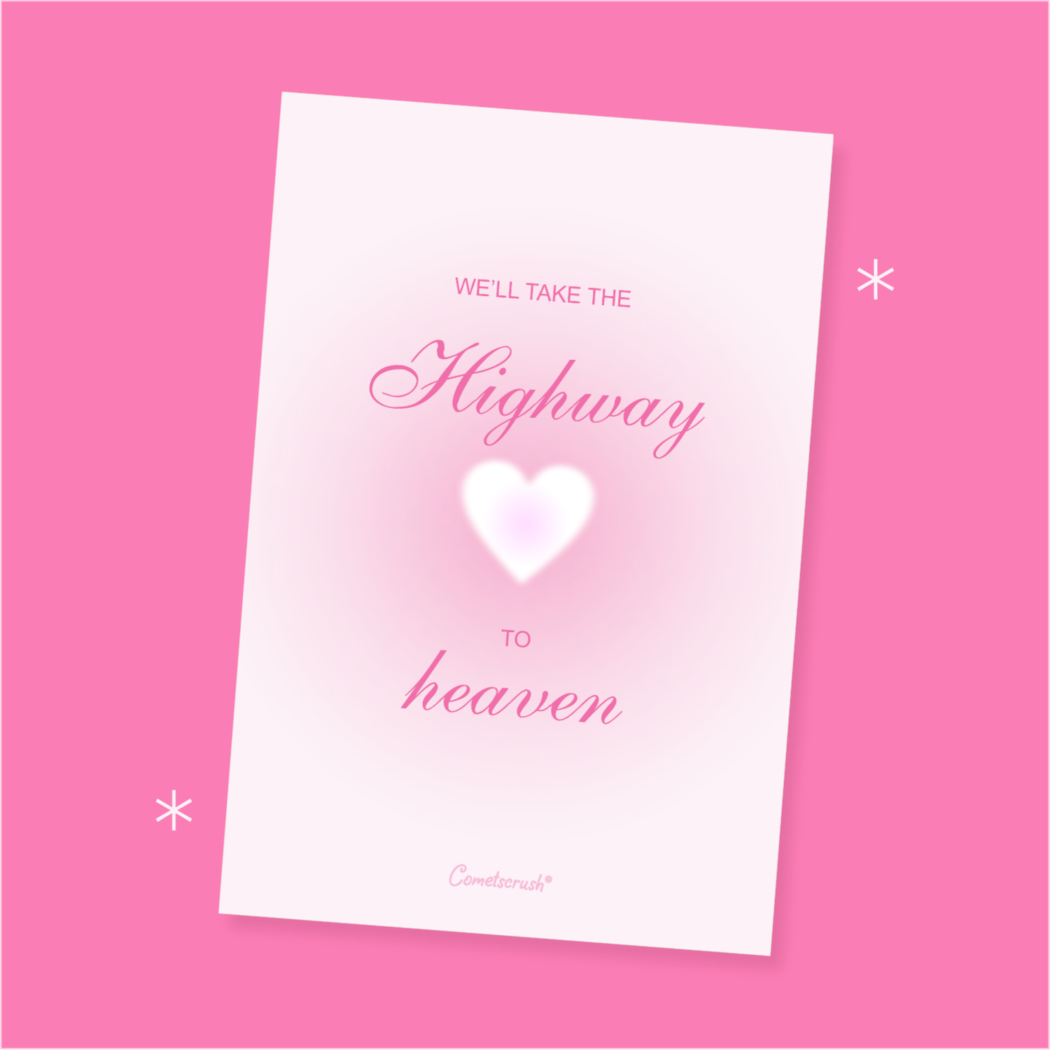 Highway to Heaven Postcard
