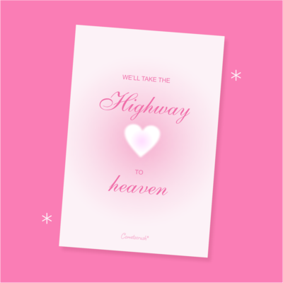 Highway to Heaven Postcard
