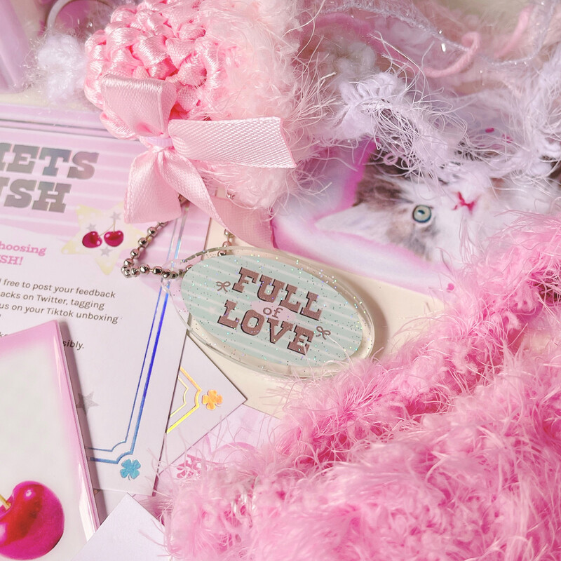 Full of Love Keychain (Teal Ver.)