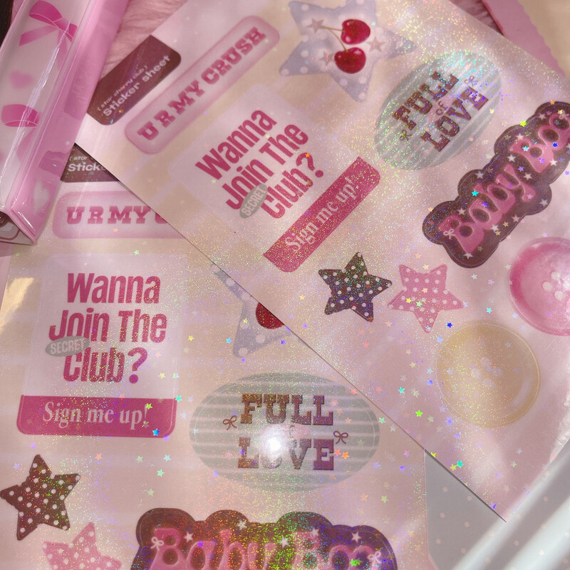 Star Cherry Club Sticker Sheet