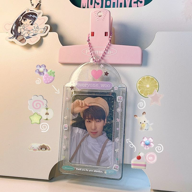 I ♥ SVT Glitter Photocard Holder