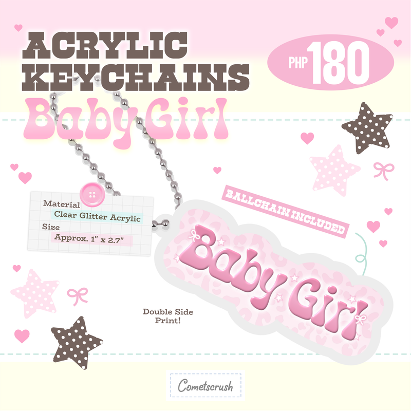 Baby Girl Keychain