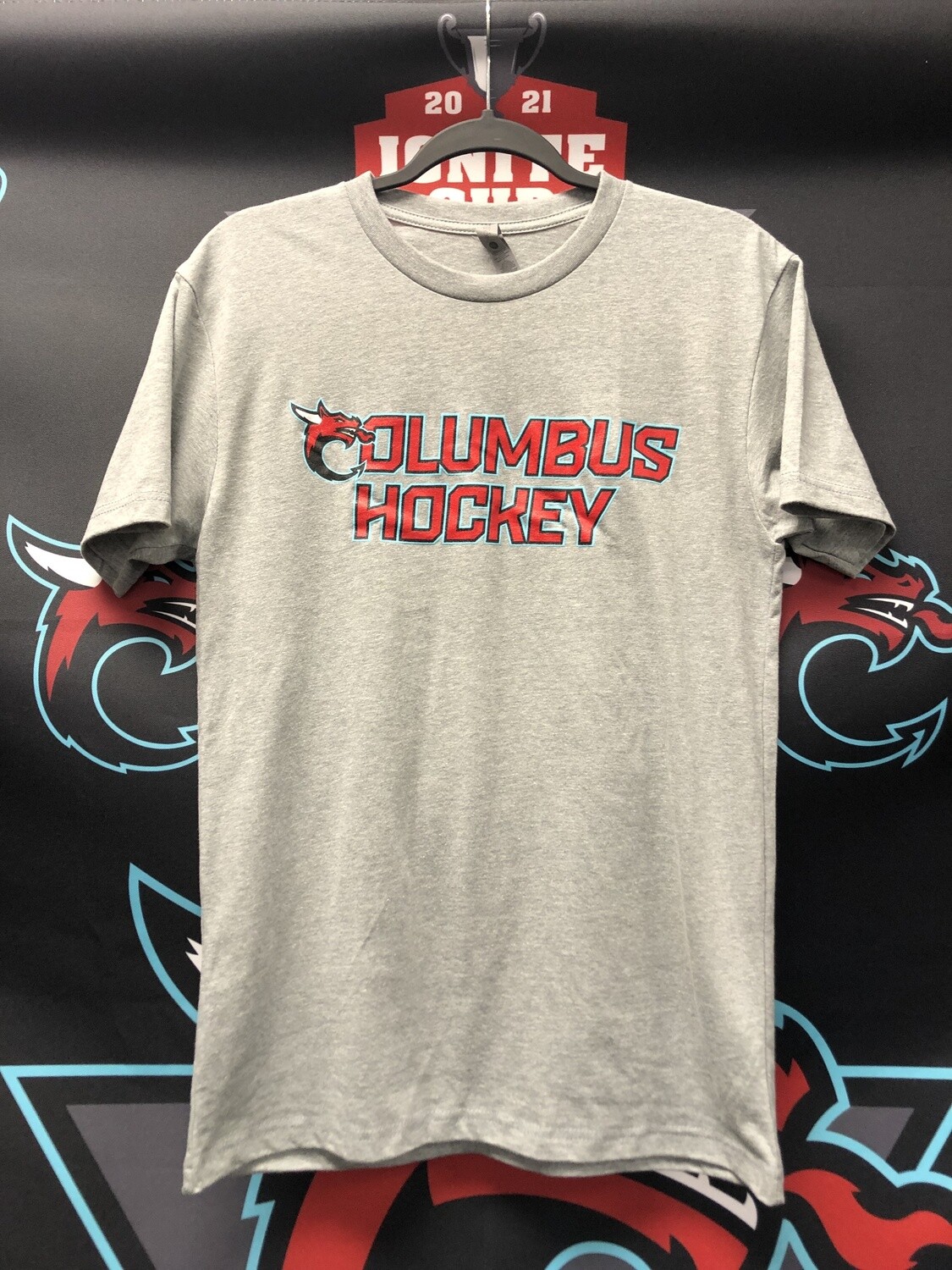 Columbus Hockey C Logo SS Tee