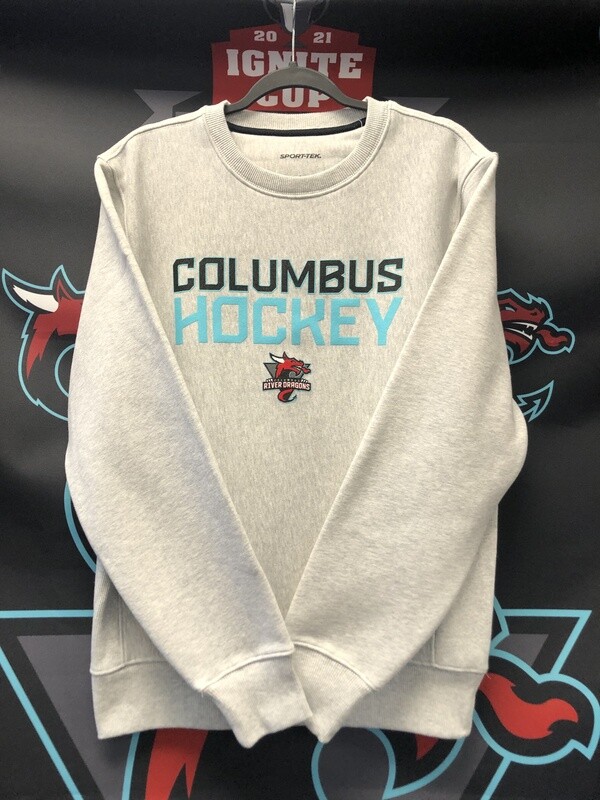 Columbus Hockey Main Logo Crewneck Sweatshirt