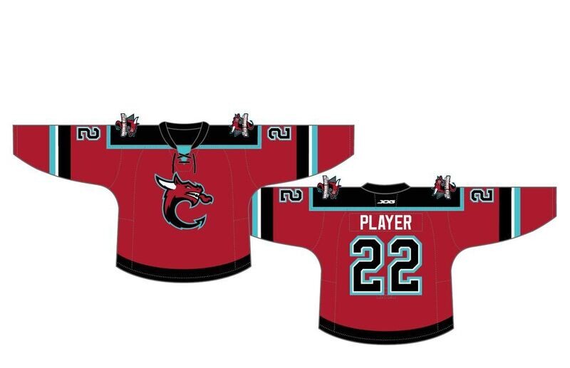 Authentic 2022-23 Adult Red Game Jersey - Custom