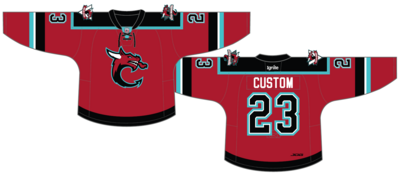 Authentic 2023-24 Youth Red Game Jersey - Custom