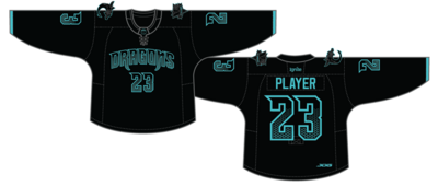 Authentic 2023-24 Youth Black Game Jersey - Custom