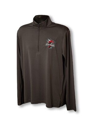 Main Logo Black  1/4 Zip Pullover