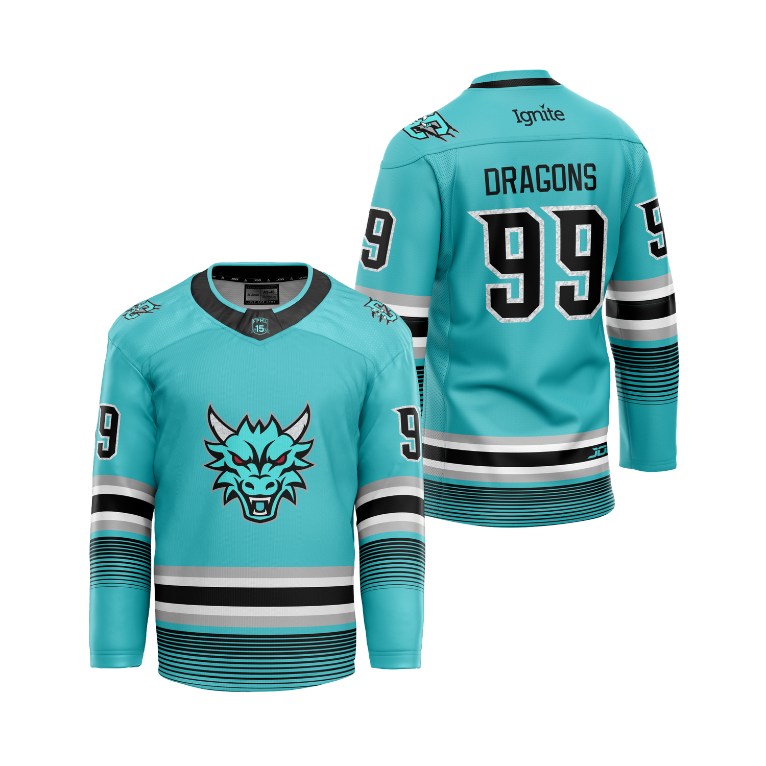 Authentic 2024-25 Adult Teal Game Jersey - Custom