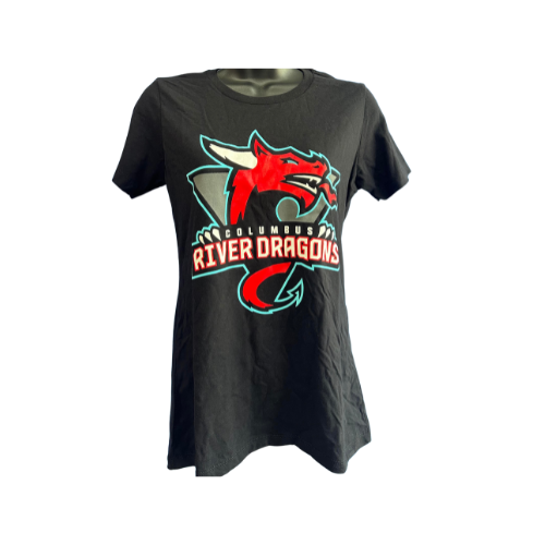 Ladies Black Main Logo Tee