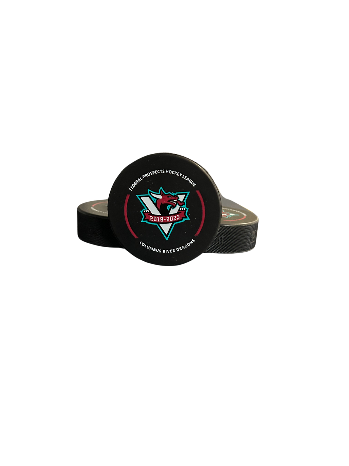 2023-24 V Logo Pucks