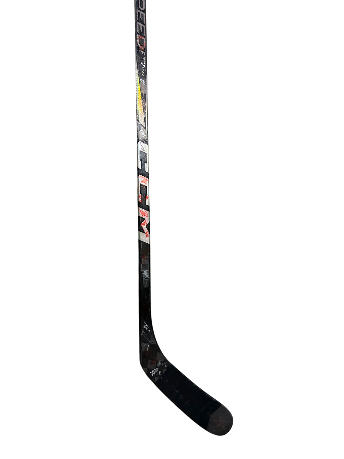 Team Autographed Game Used Sticks