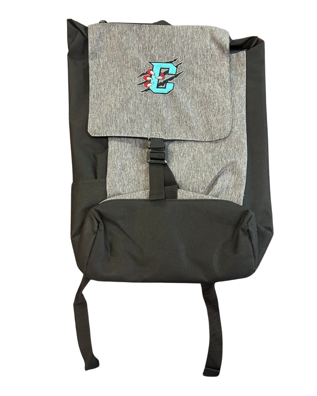 Grey Buckle Bag