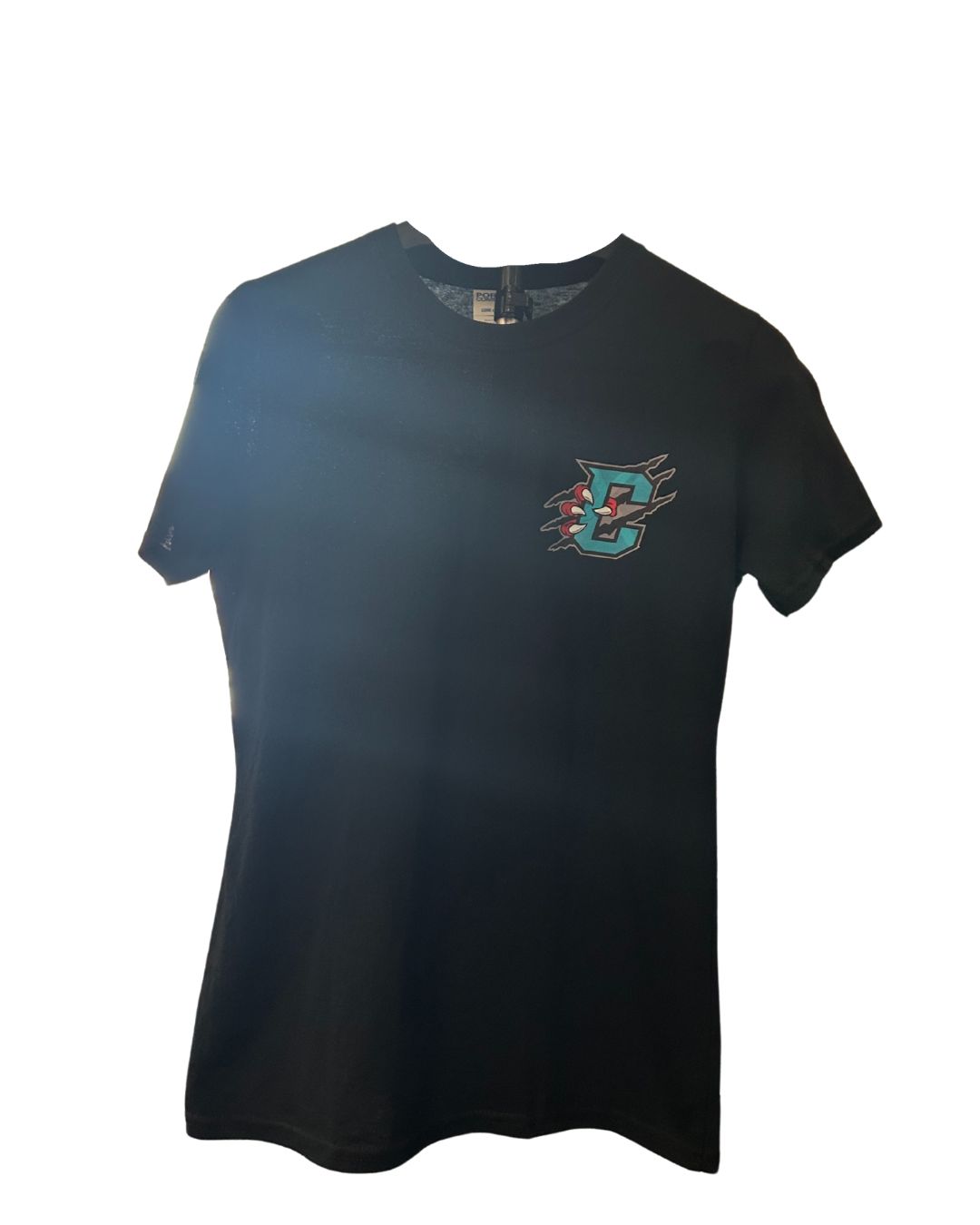 Ladies Black Short Sleeve C Claw Tee