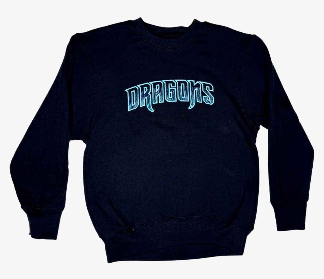 Youth Blackout Dragons Crewneck