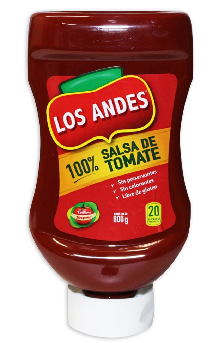 Salsa Tomate Los Andes Squeeze 395g