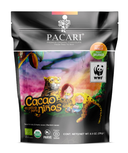Pacari Kids Chocolate Orgánico Polvo 250g