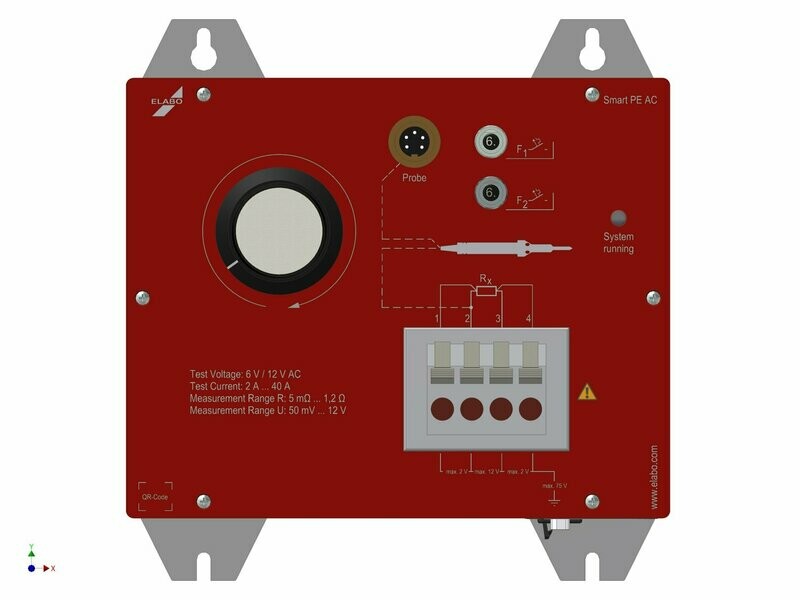 ELABO Insulation Tester for mounting in a Control cubicle