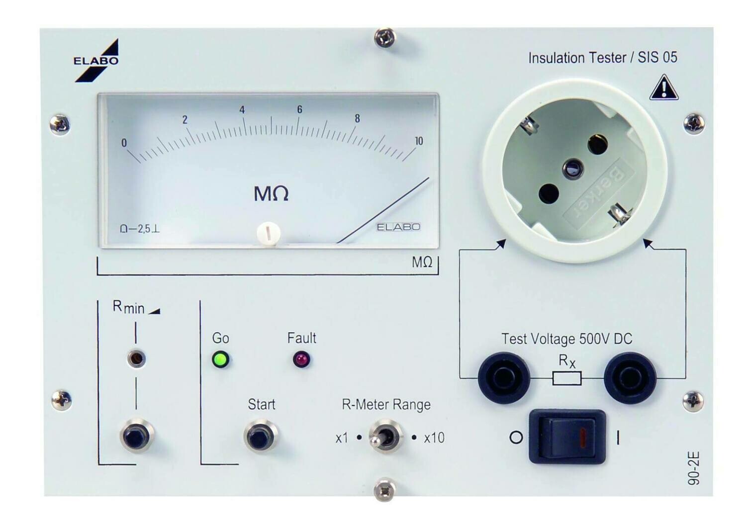 Insulation Tester, 10/100MOhm, 500VDC