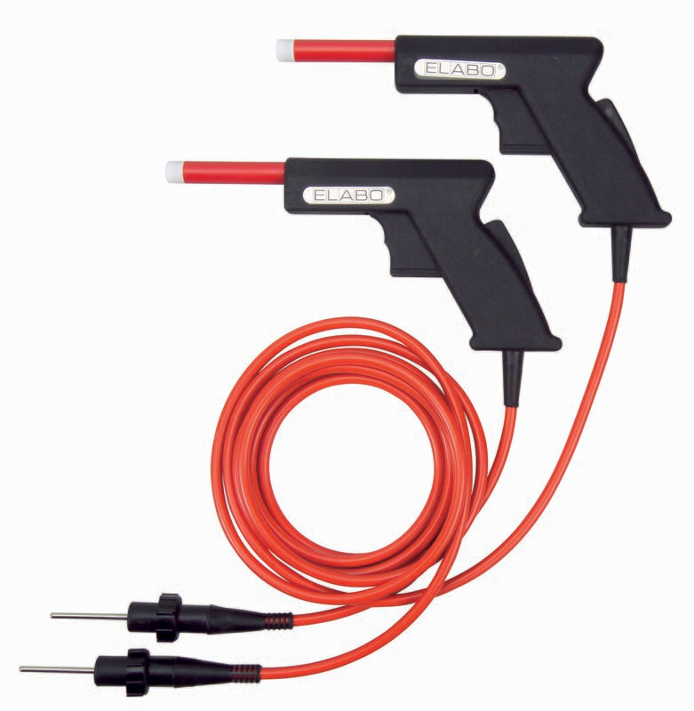 Safety test probes (1 pair) equipped with high voltage cable